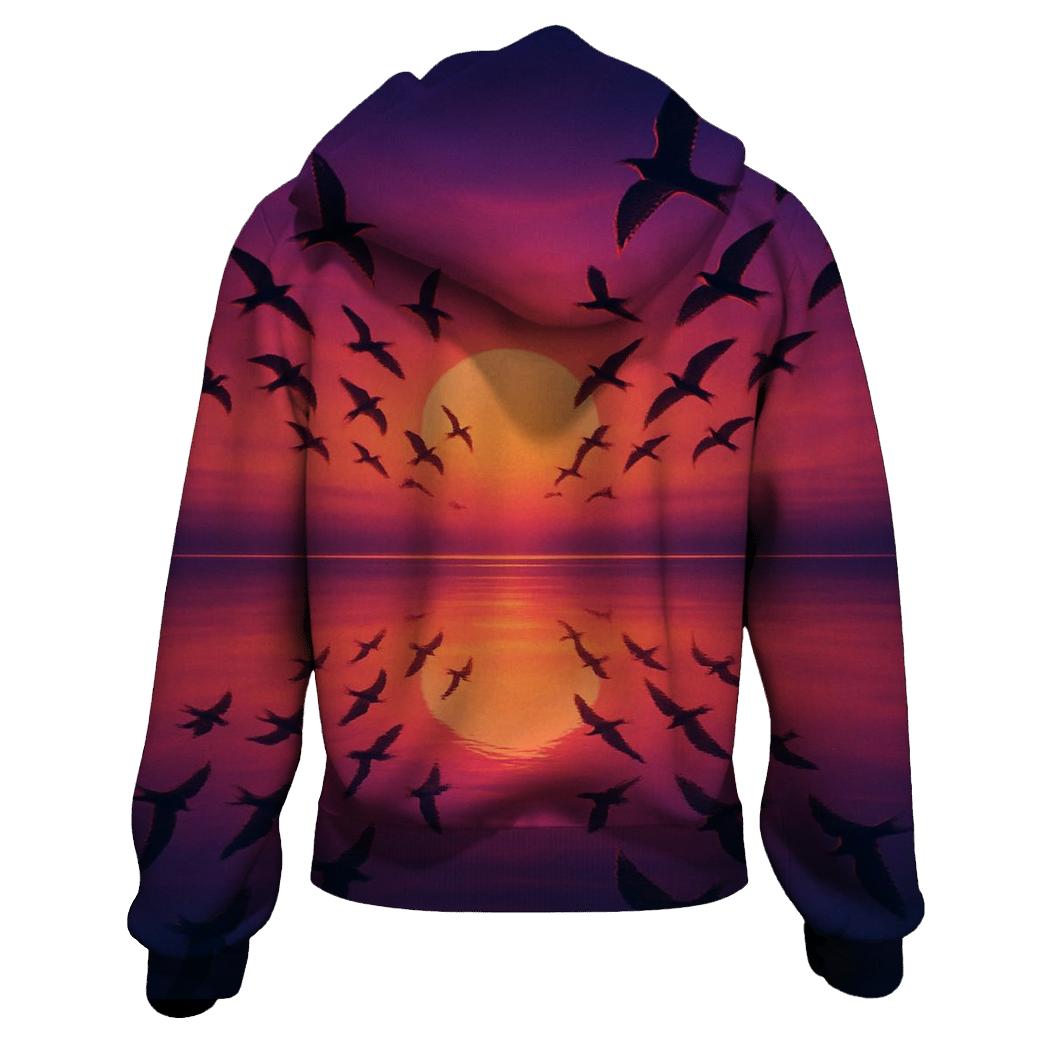 Violet Winged Passage hoodie styles