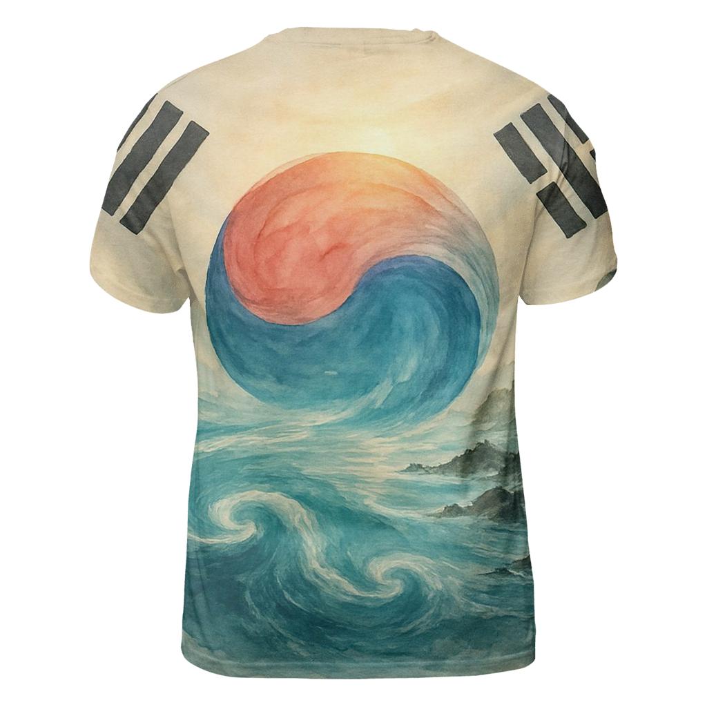 Taeguk Ocean Merge designer pattern shirts