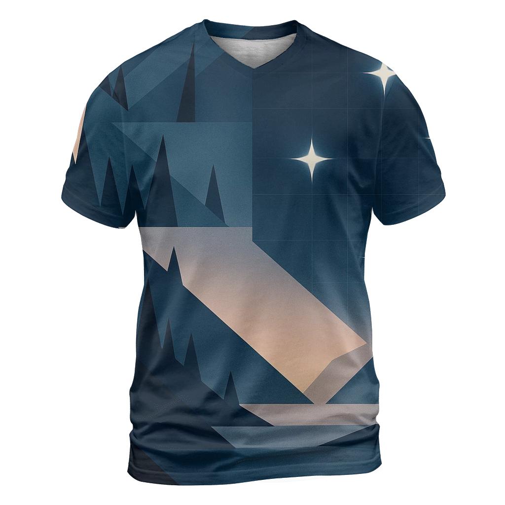 Southern Cross Forest Banner artistic all-over print tops