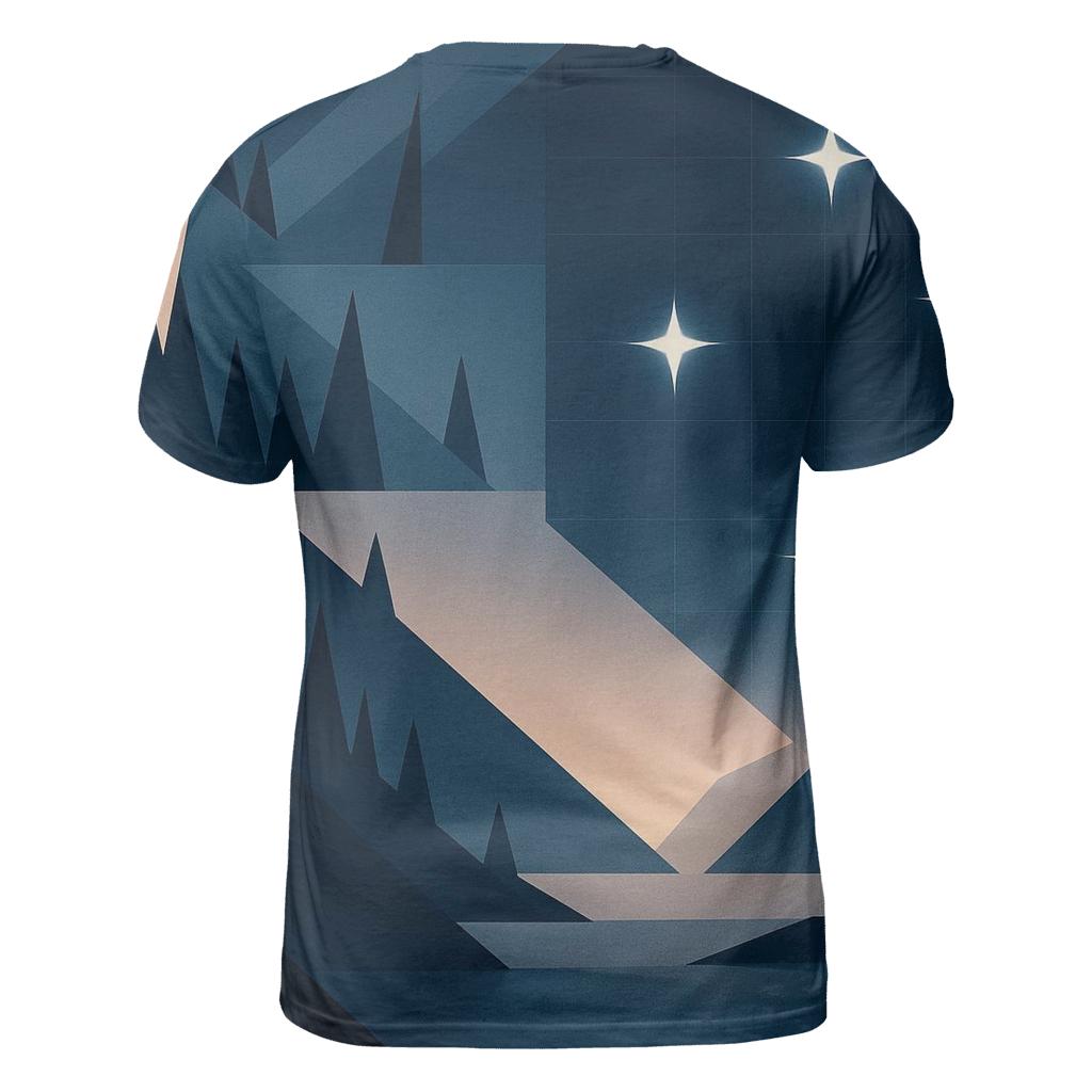 Southern Cross Forest Banner artistic all-over print tops