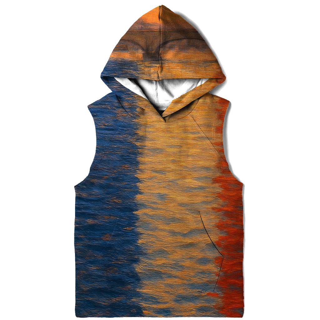 Tricolore Seine Reflection embroidered hoodies