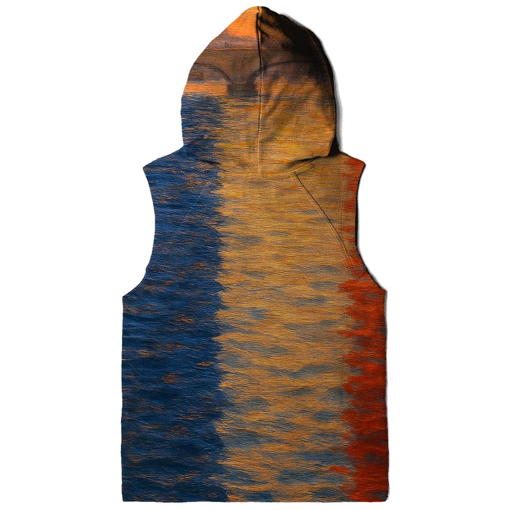 Tricolore Seine Reflection embroidered hoodies