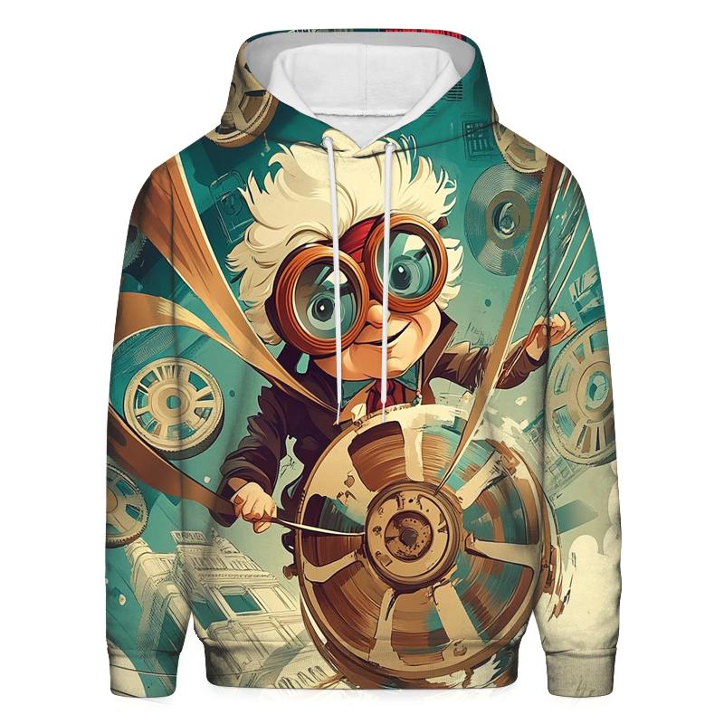 Professor Popcorn And The Time Tangle hoodies fashion