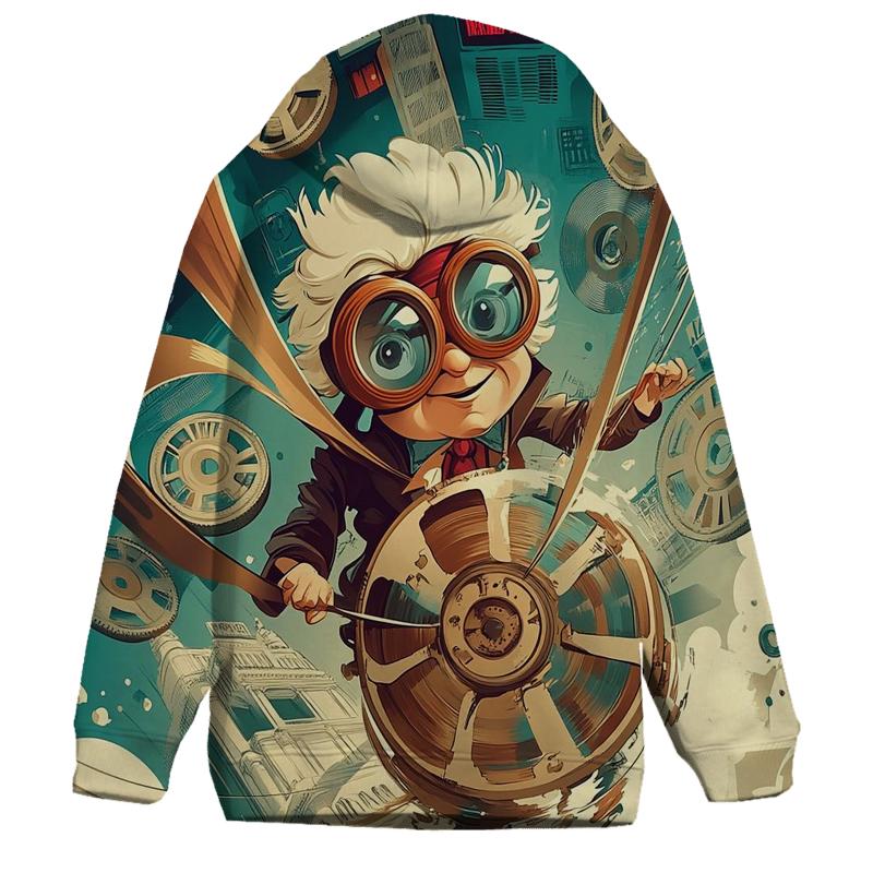 Professor Popcorn And The Time Tangle hoodies fashion