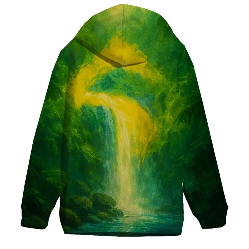 Amazonian Flag Cascade zip-up hoodies