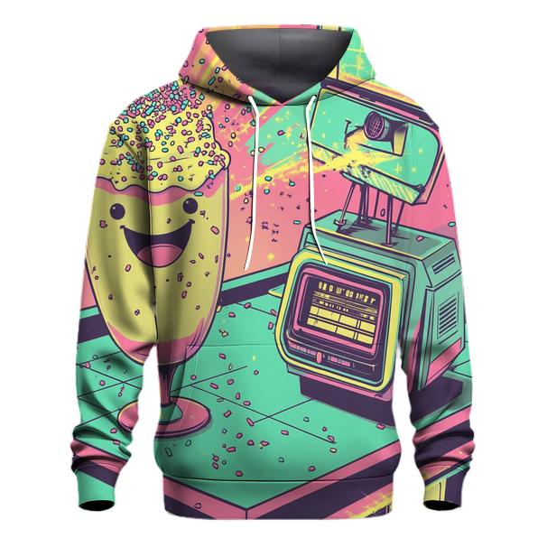 Neon Diner Rampage graphic hoodies