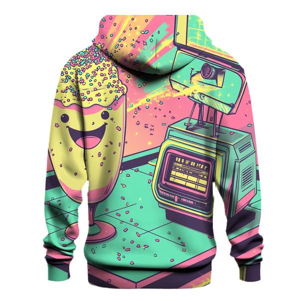 Neon Diner Rampage graphic hoodies