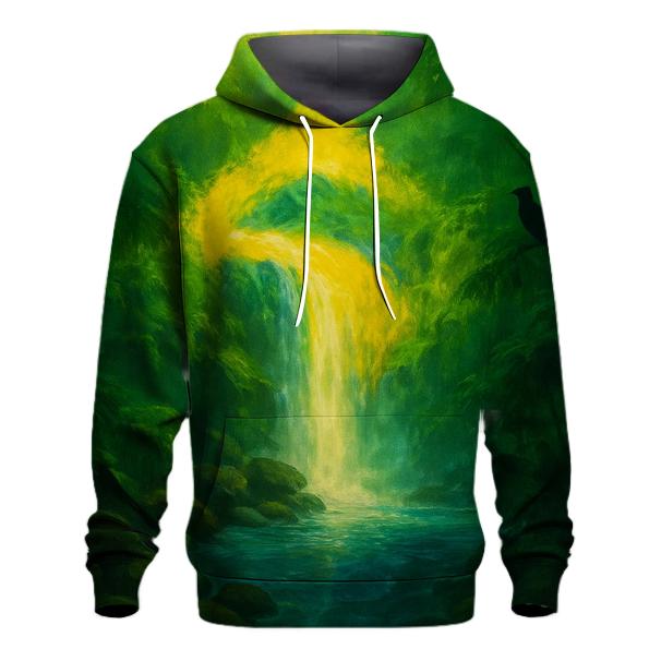 Amazonian Flag Cascade designer hoodies