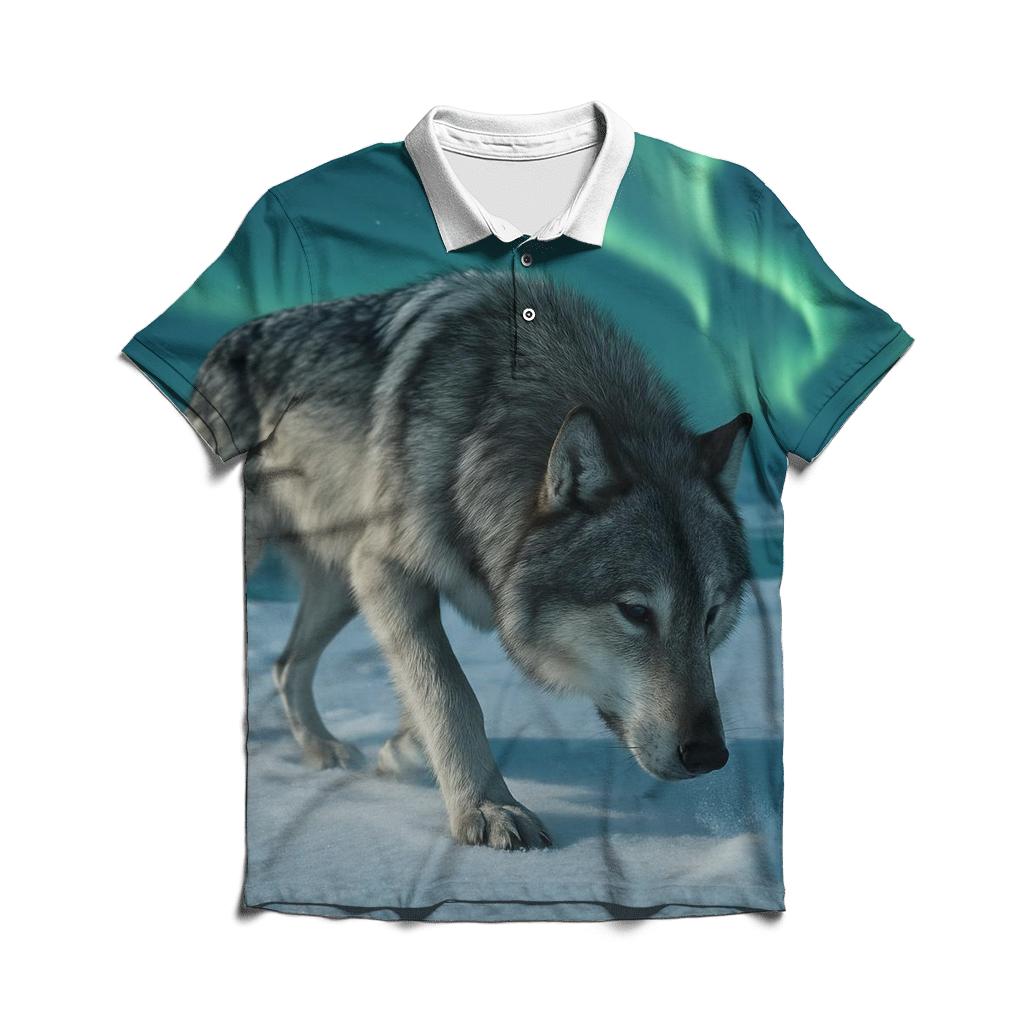 Icebound Alpha Tracking The Aurora classic pique polos