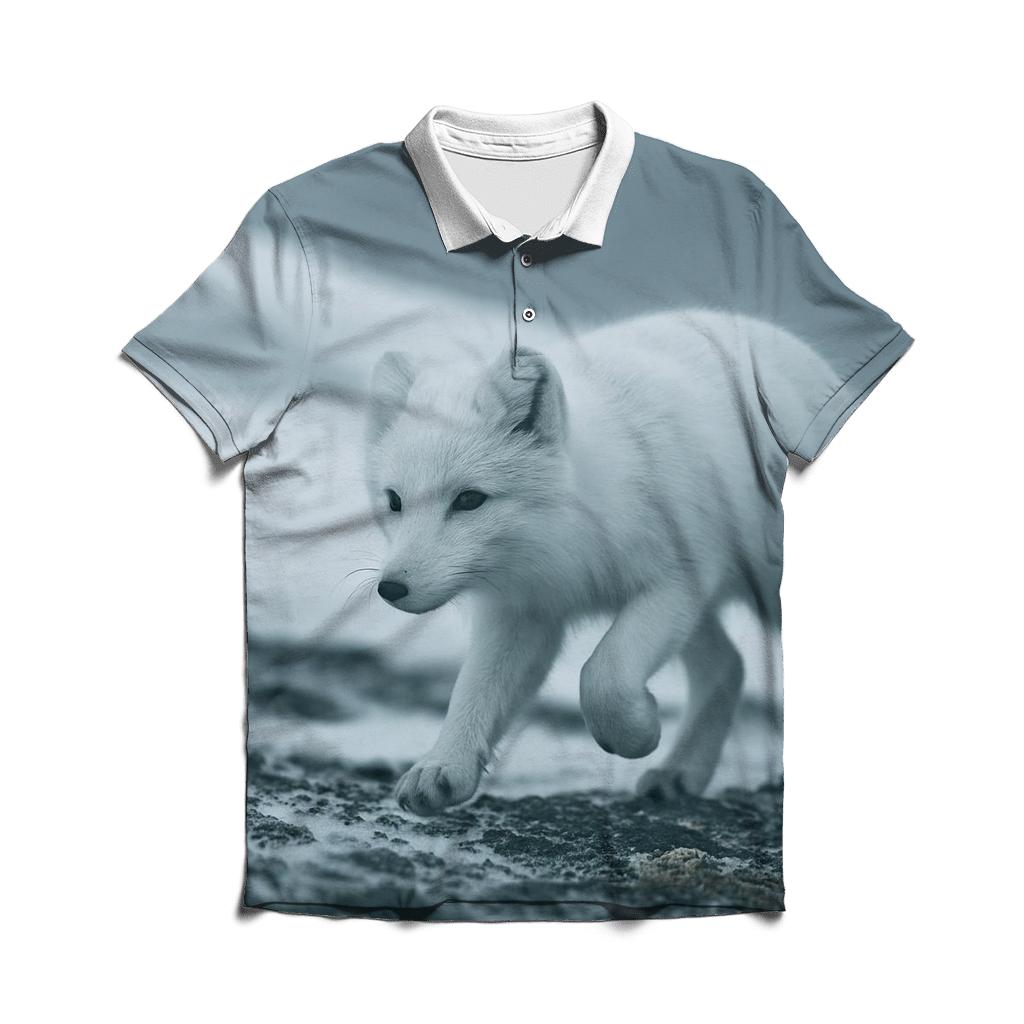 Glacial Edge Stalker — Arctic Fox branded logo polo shirts