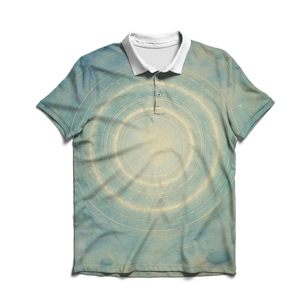 Starlit Mandala custom polo shirts