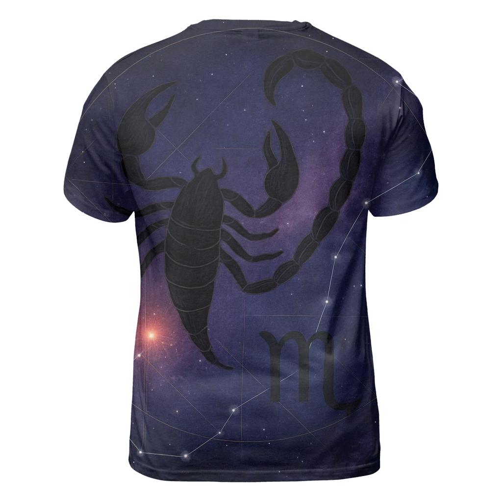 Scorpio Nebula Sigil artistic all-over print tops