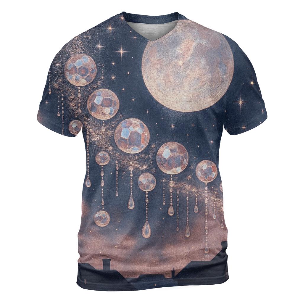 Celestial Gemfall trendy printed shirt styles