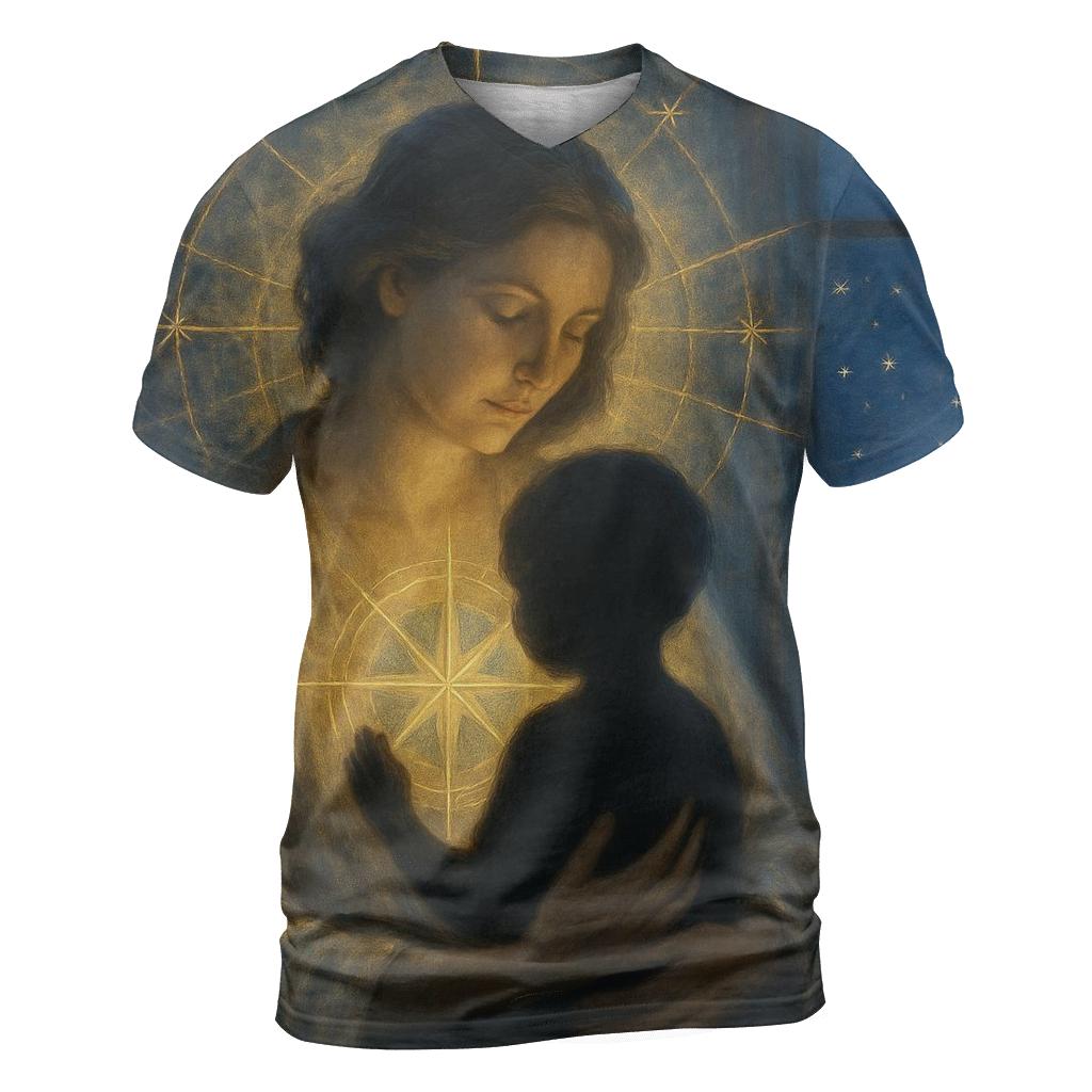The Hearts Compass A Mothers Guiding Light custom all-over print shirts