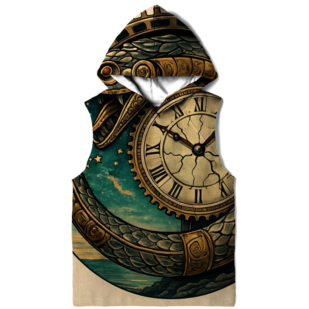 Ouroboros Clockwork Serpent designer hoodies