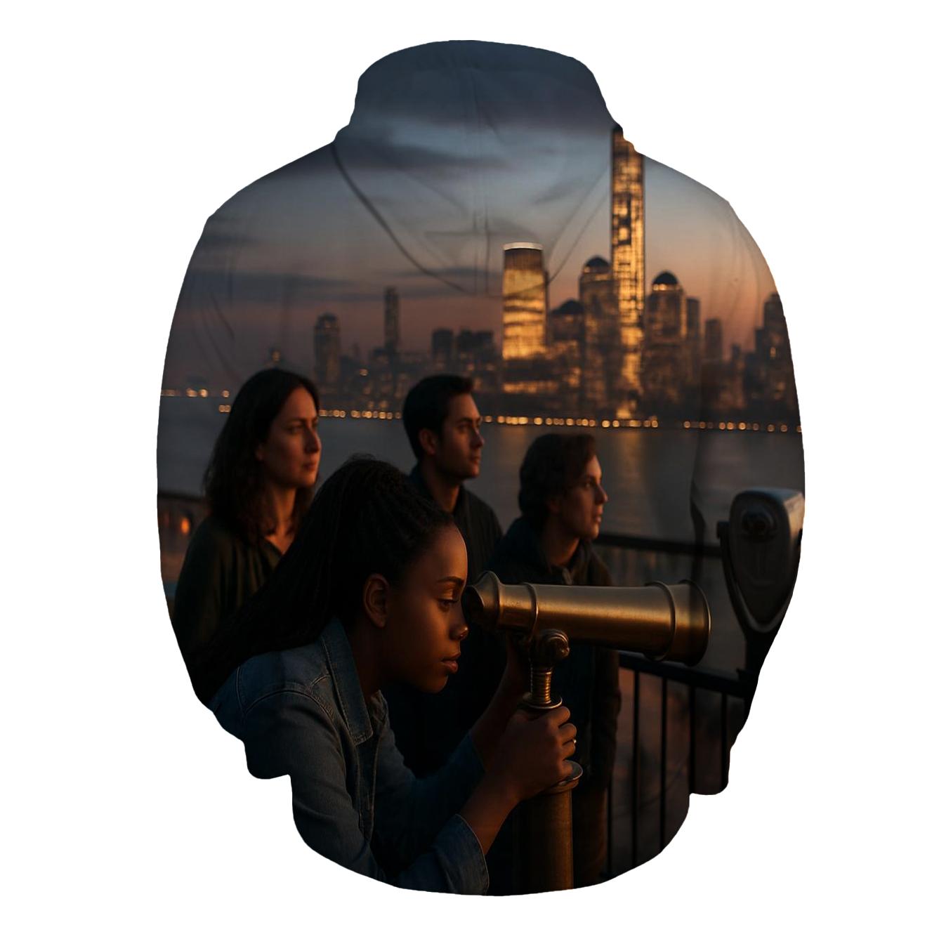 Hudson Twilight Observatory embroidered hoodies