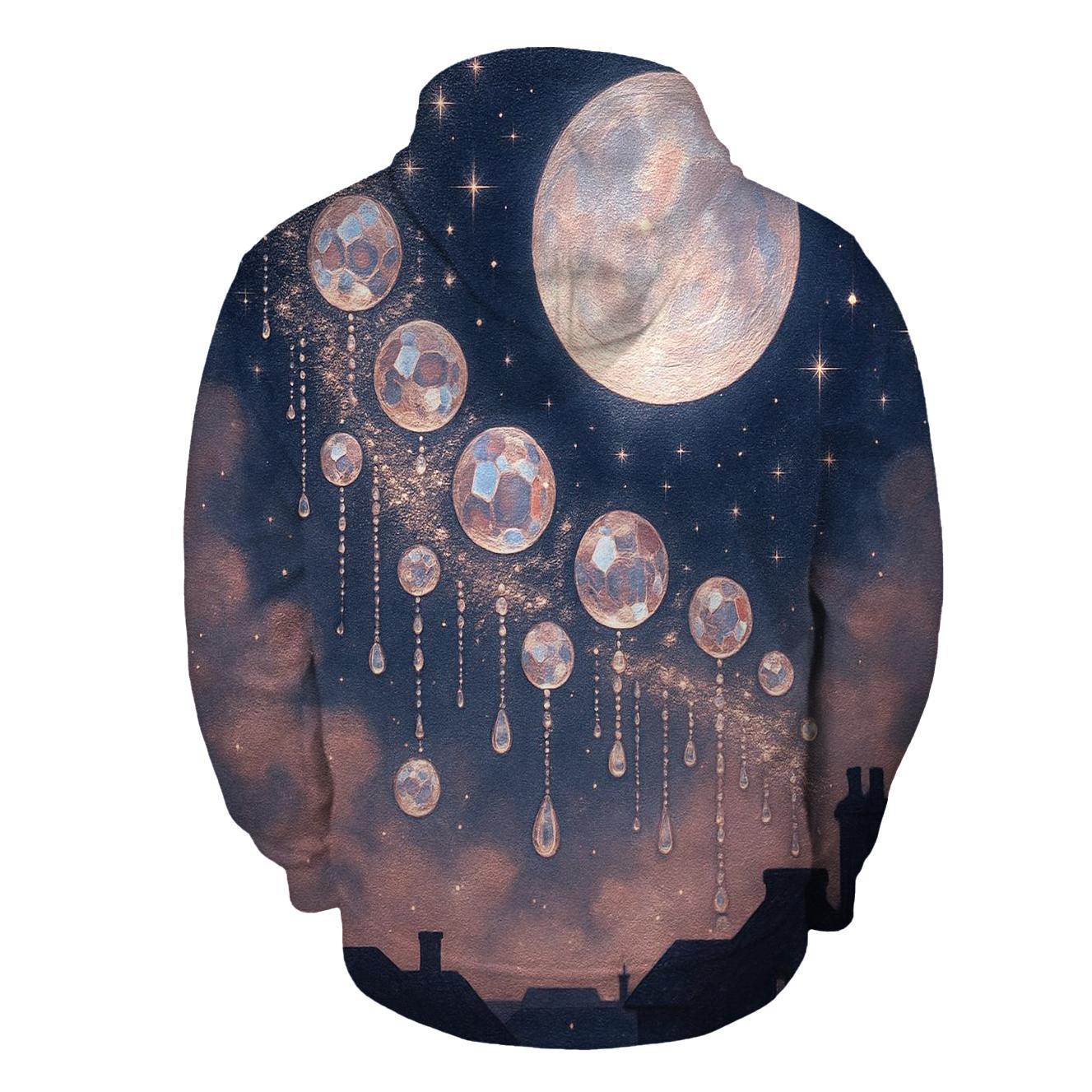 Celestial Gemfall zip-up hoodies