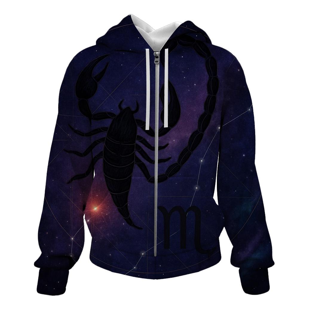 Scorpio Nebula Sigil heavyweight hoodies