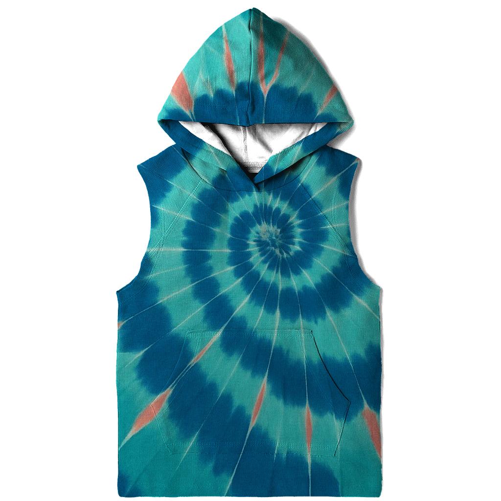 Nebula Spiral Itajime zip-up hoodies