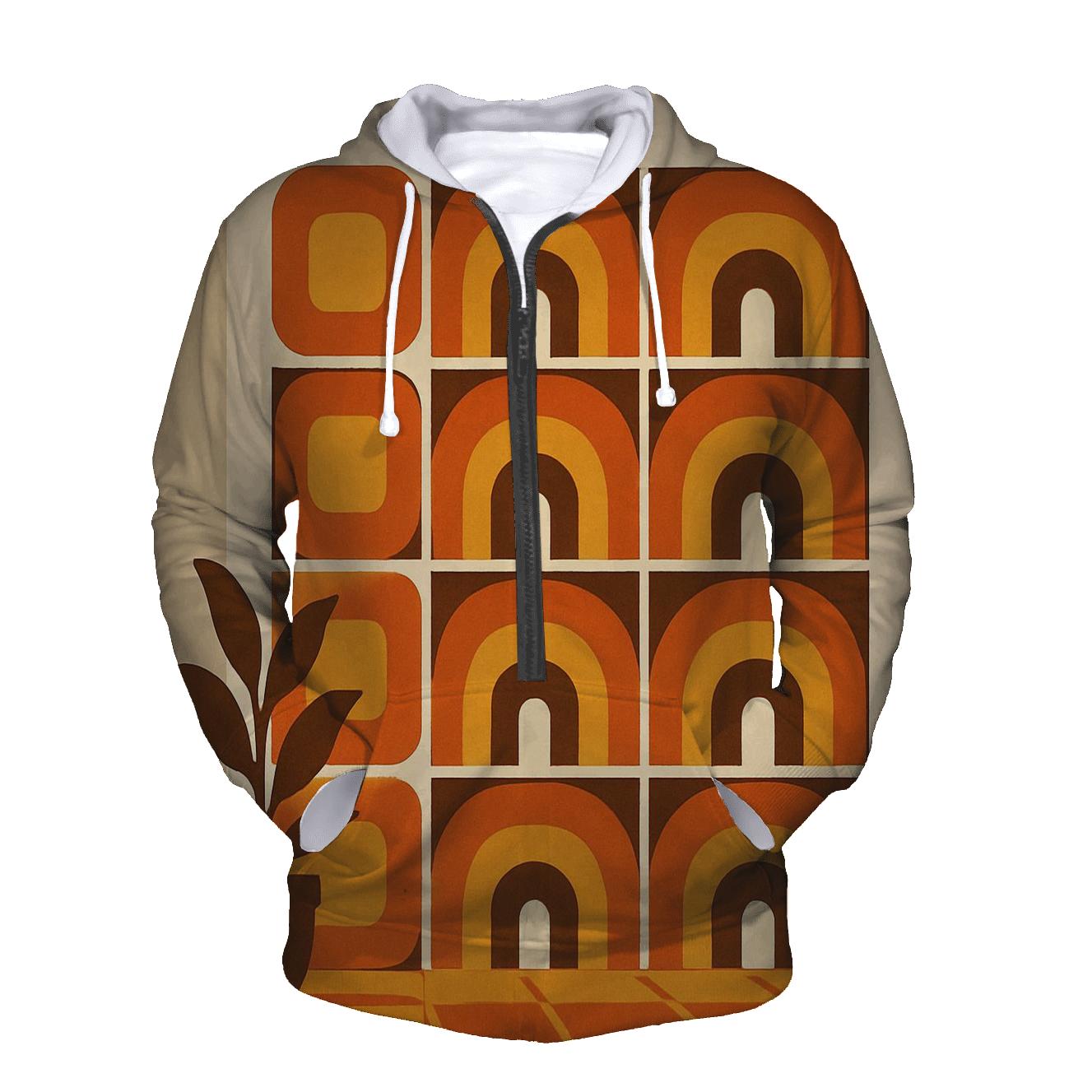 Sunset Groove Tiles custom hoodies