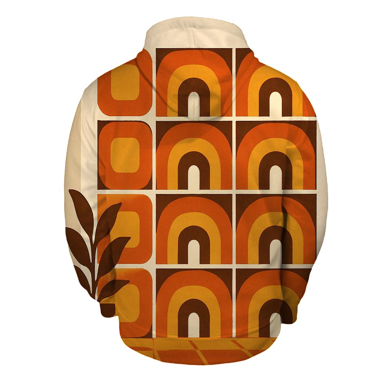 Sunset Groove Tiles custom hoodies