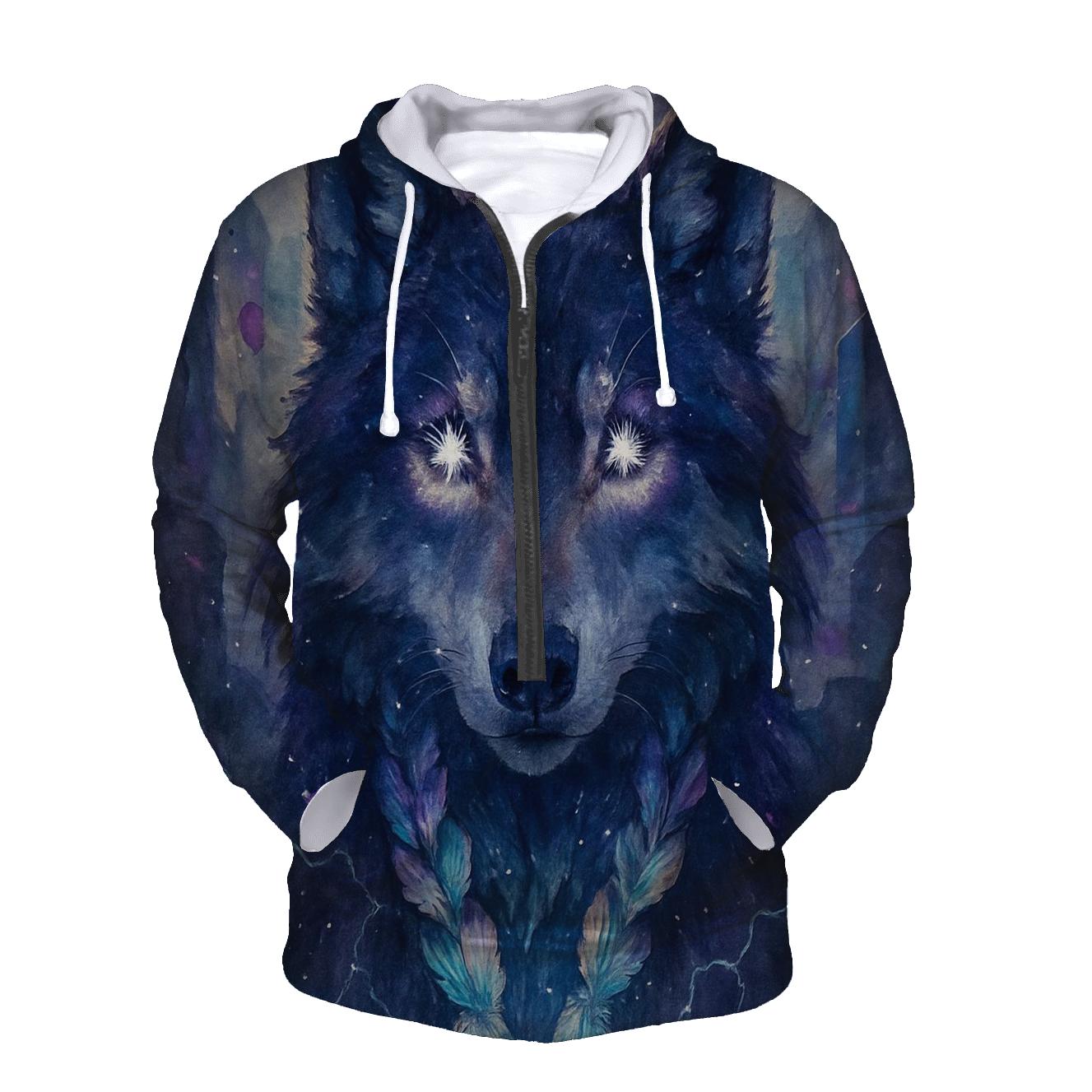 Nebula Wolf Guardian hoodies fashion