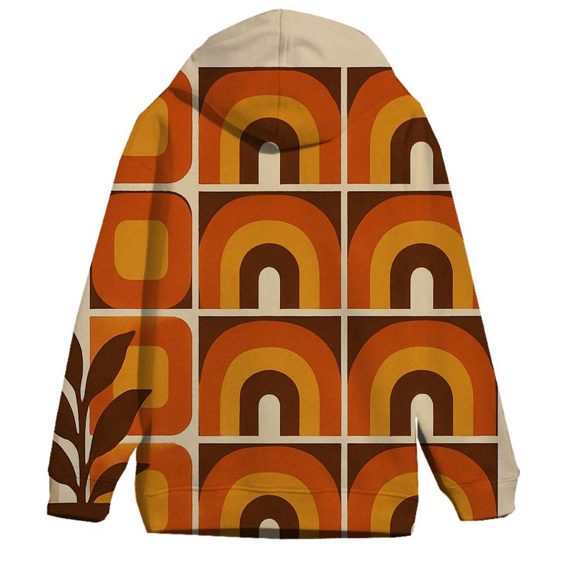 Sunset Groove Tiles custom hoodies
