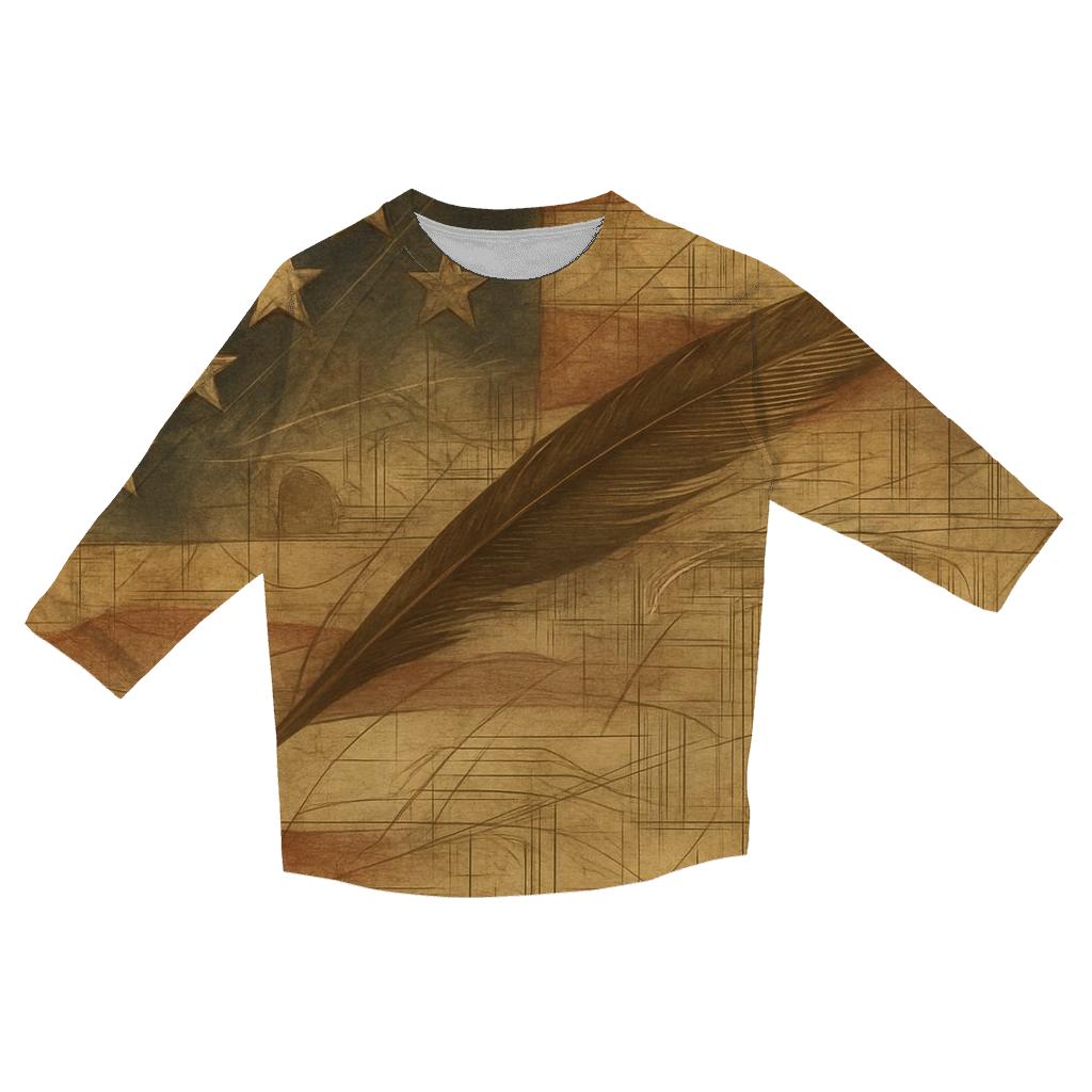 Founding Threads Collage personalized 3/4 sleeve tees