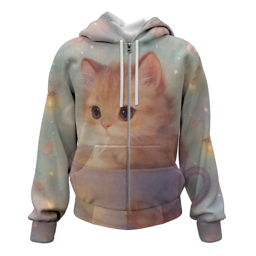 Moonlight Tea Kitten hoodie designs