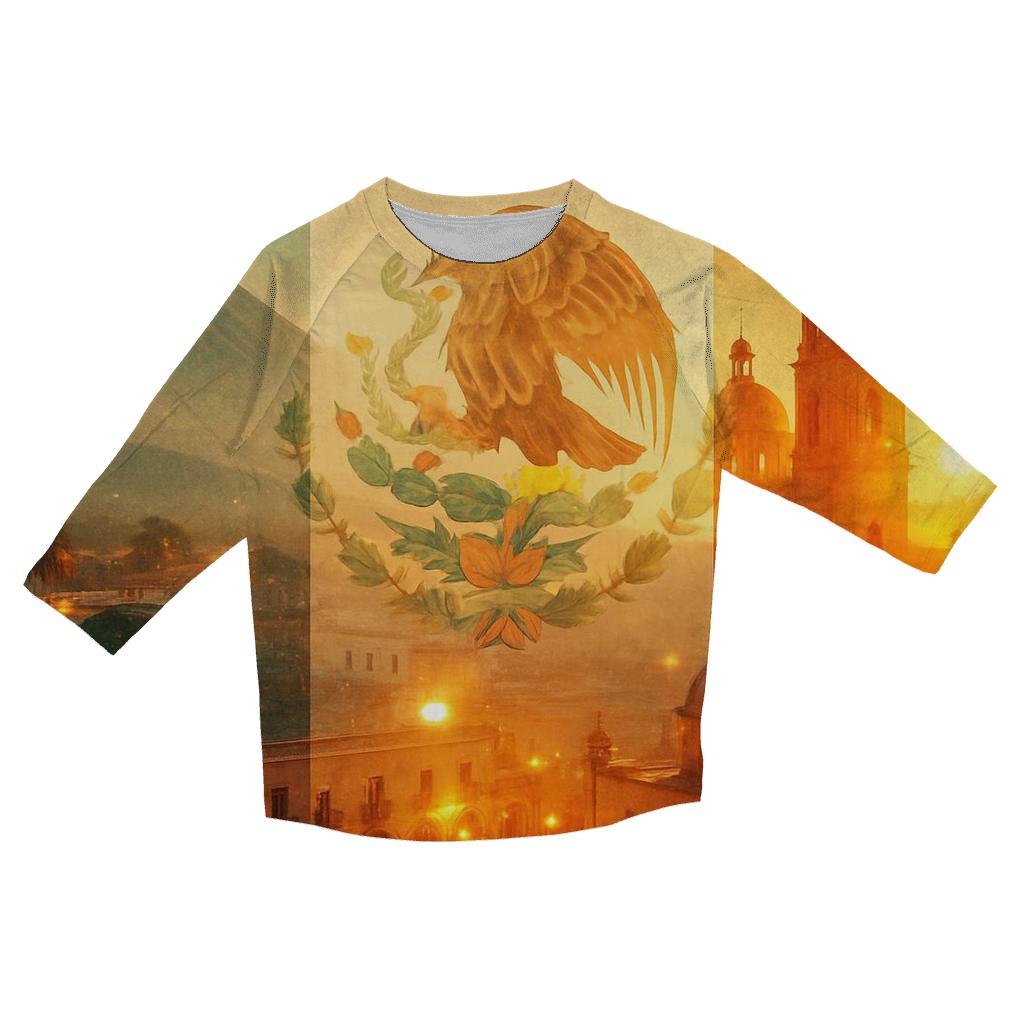 Desert Fiesta Emblem personalized 3/4 sleeve tees