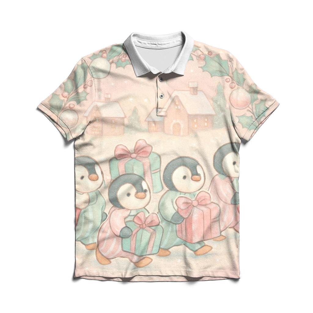 Penguin Pajama Pillow Parade casual sports polo shirts