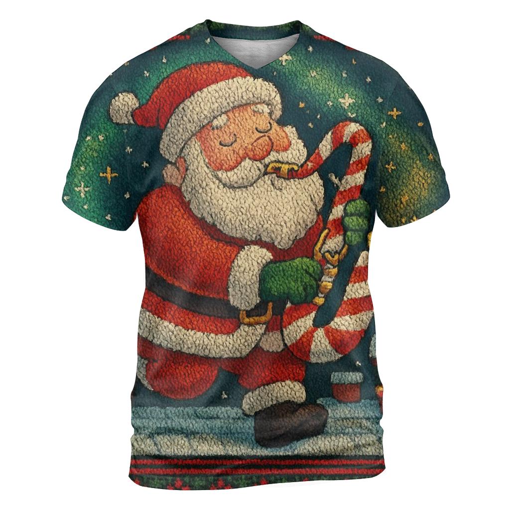 Santas Cozy Chimney Concert custom all-over print shirts
