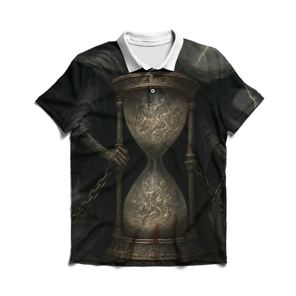 Hourglass Of Condemned Souls casual sports polo shirts