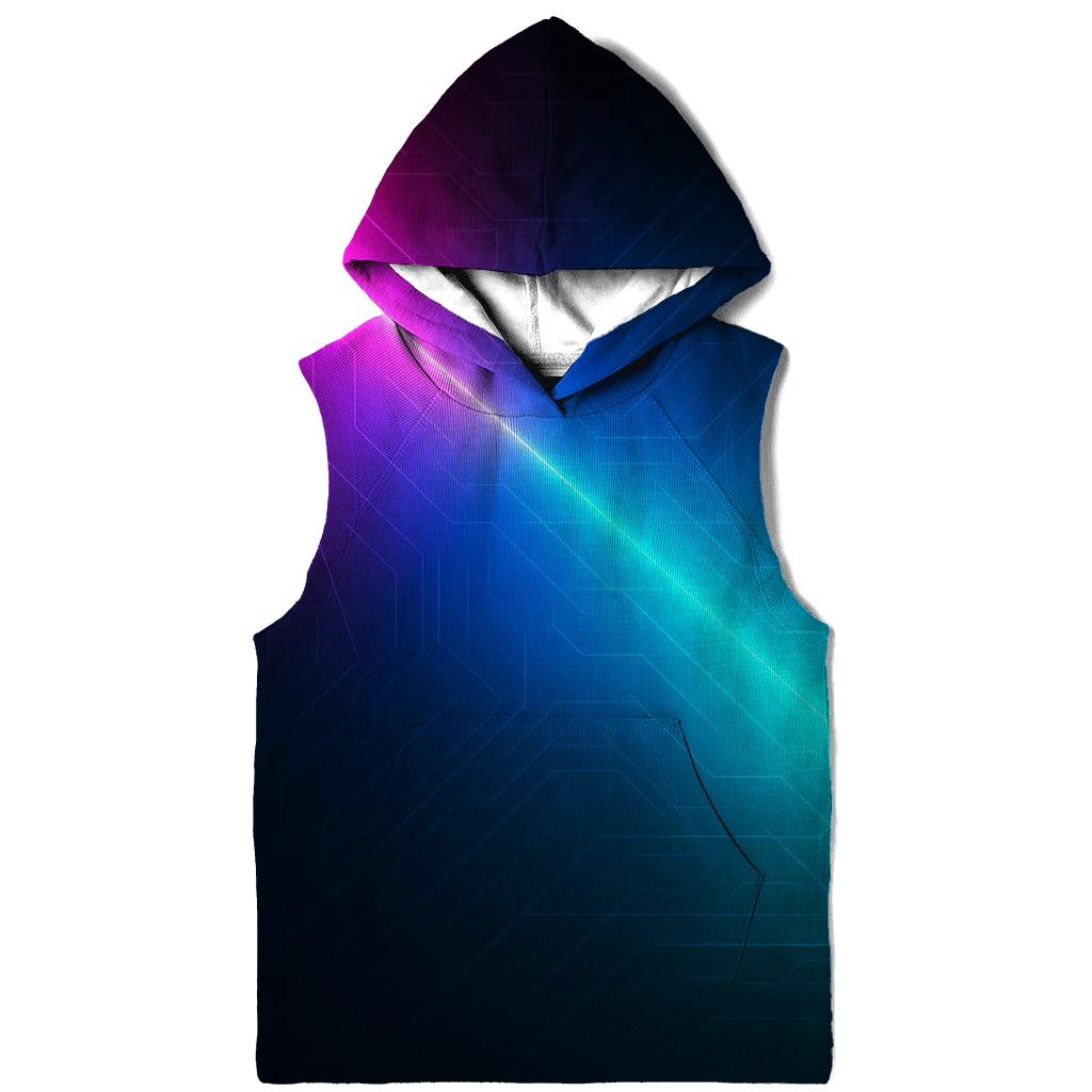 Neon Circuit Sweep pullover hoodies