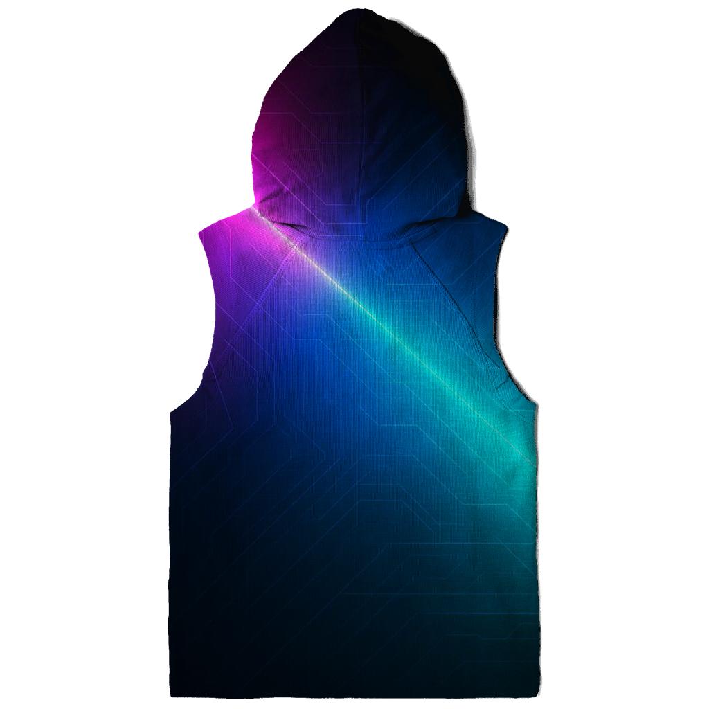 Neon Circuit Sweep pullover hoodies