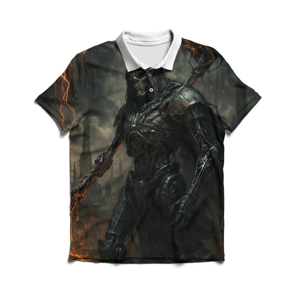 Machina Reaper Of The Iron Wastes stylish collar polo tees