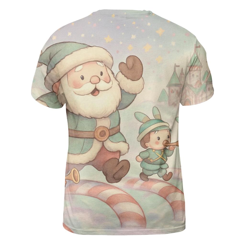 Toy Soldier Parade Santa statement graphic shirts