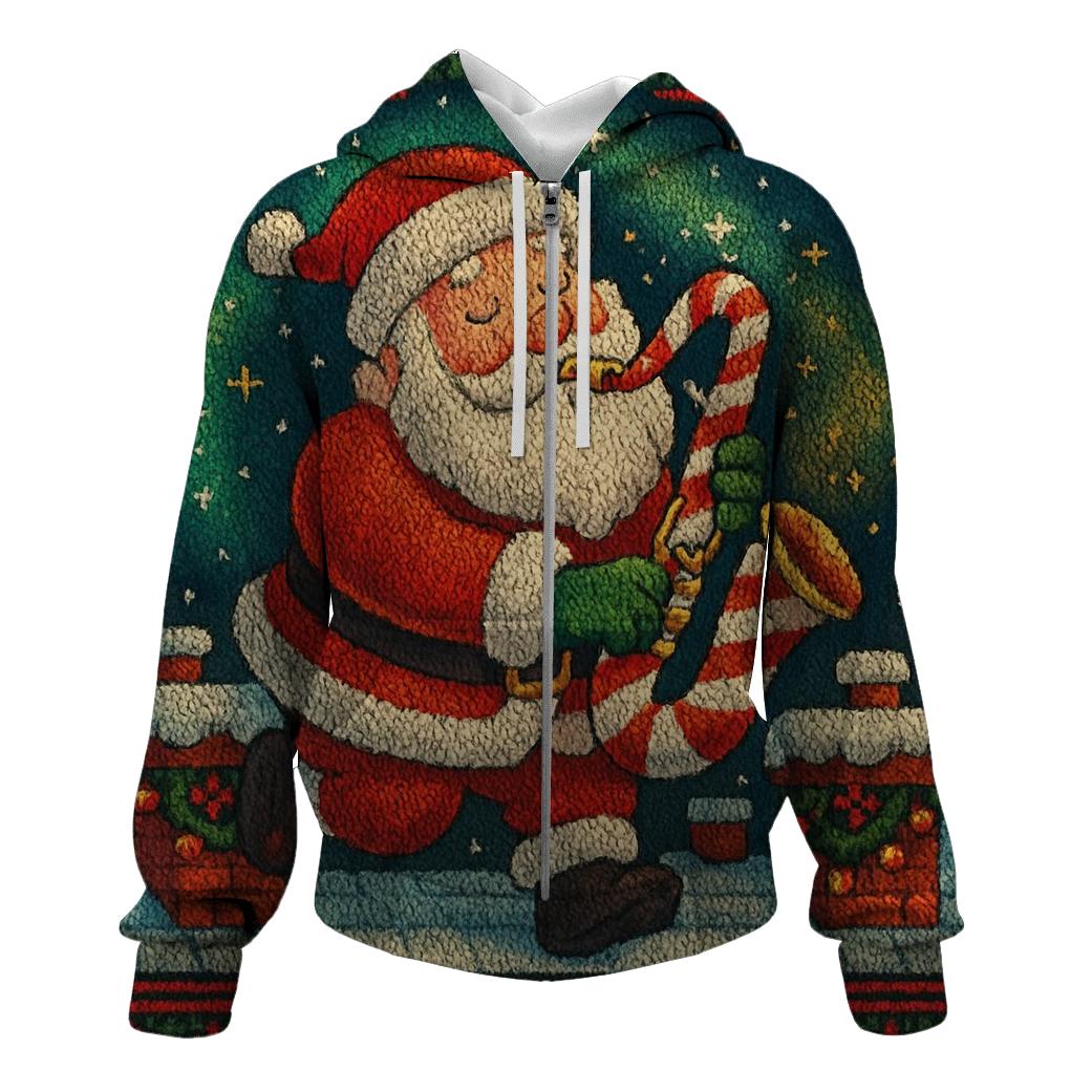 Santas Cozy Chimney Concert hoodies fashion