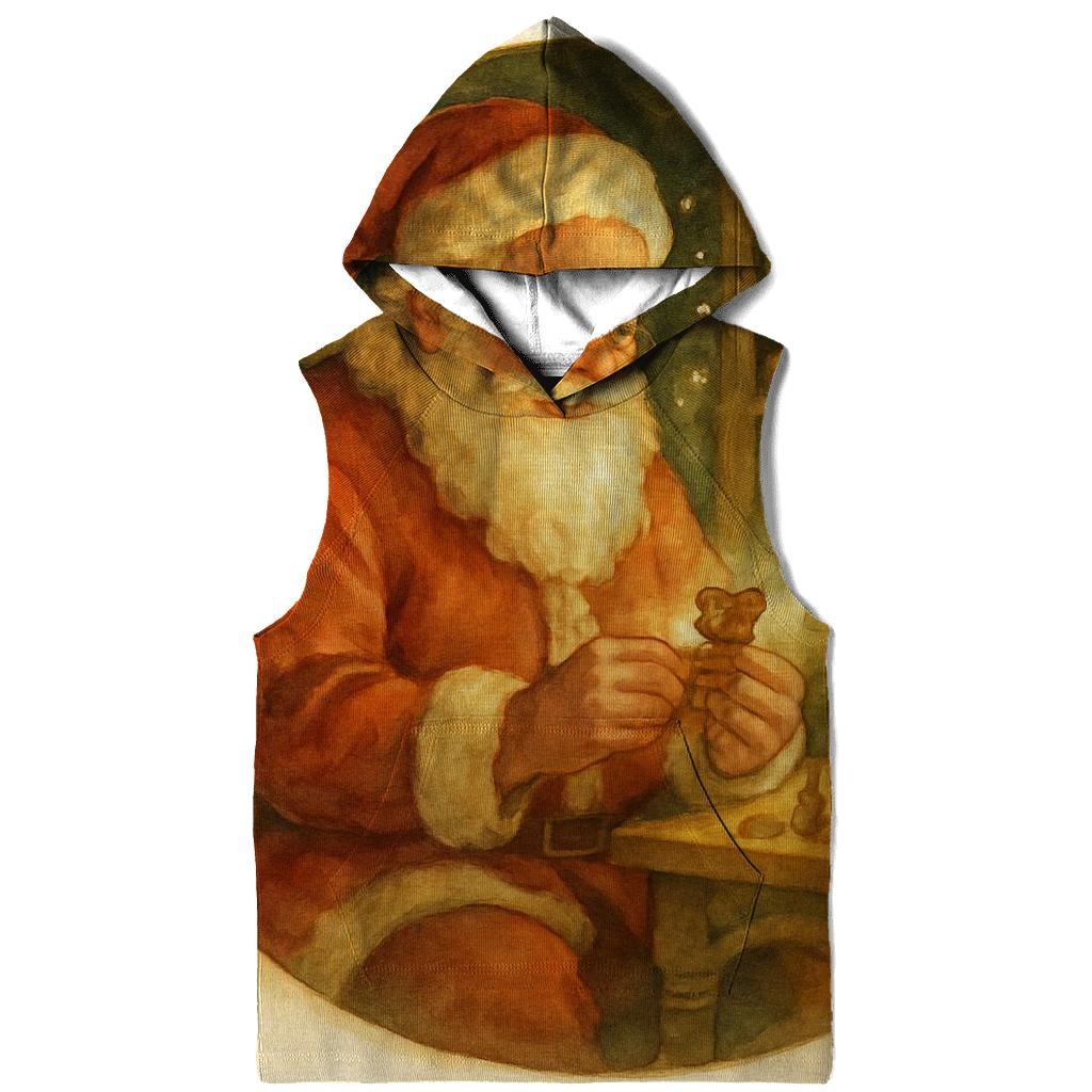 Cozy Hearthwood Santa designer hoodies