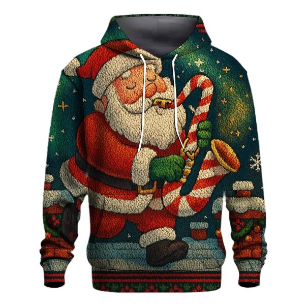 Santas Cozy Chimney Concert zip-up hoodies