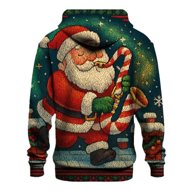 Santas Cozy Chimney Concert zip-up hoodies