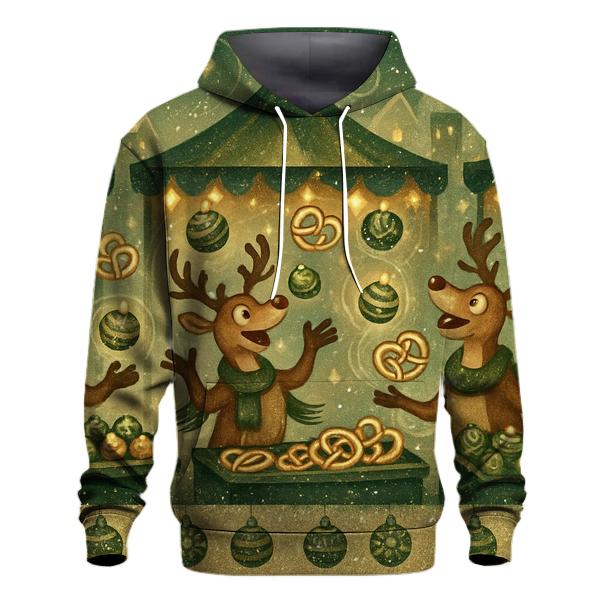 Reindeer Night Market Ruckus pullover hoodies