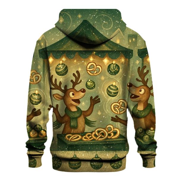 Reindeer Night Market Ruckus pullover hoodies