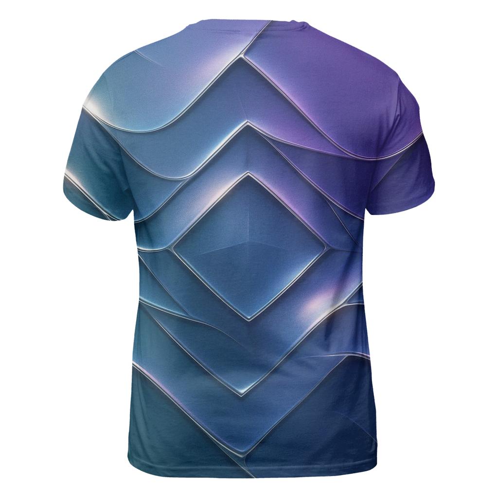 Chromed Tide Geometry statement graphic shirts