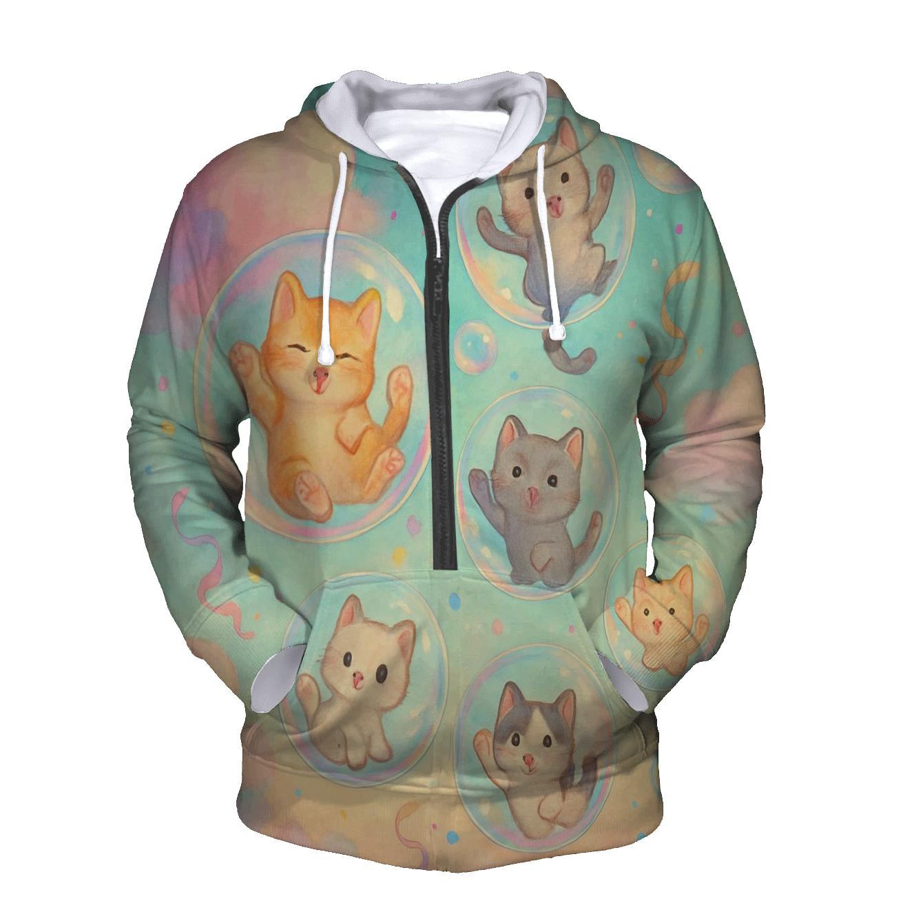 Bubblegum Orb Kittens custom hoodies