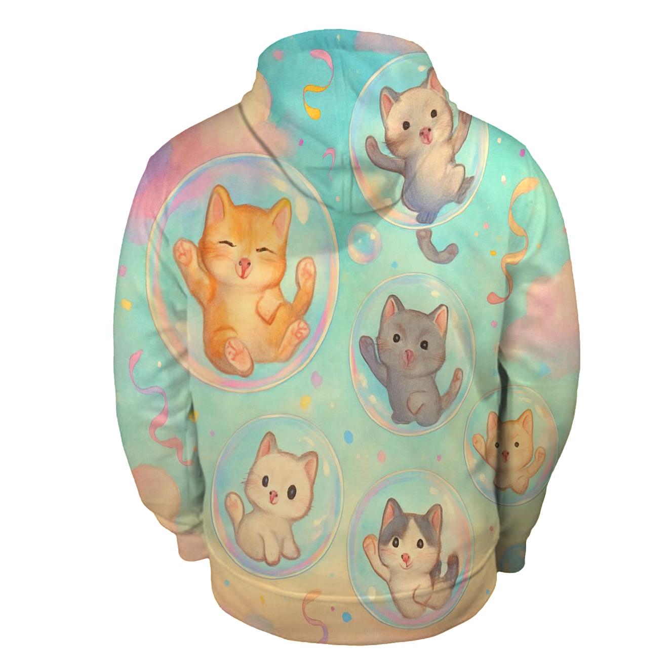 Bubblegum Orb Kittens custom hoodies