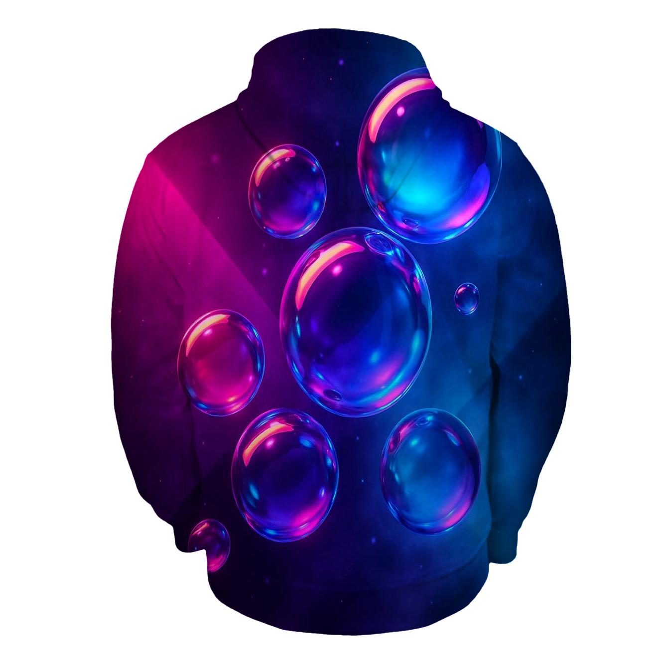 Neon Orb Mosaic heavyweight hoodies