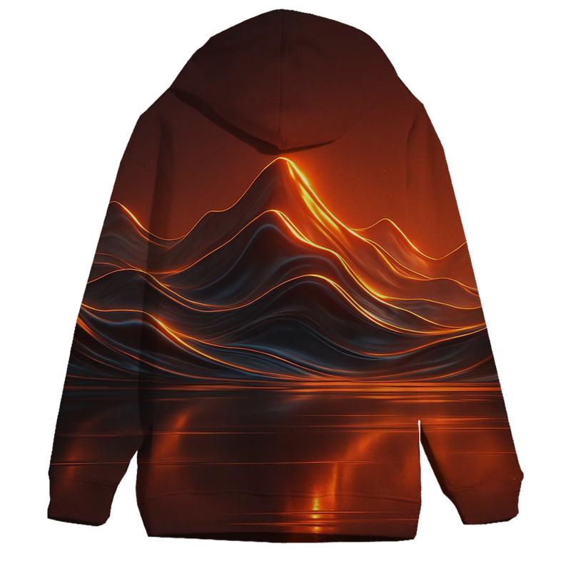 Gilded Horizon Mountains pullover hoodies