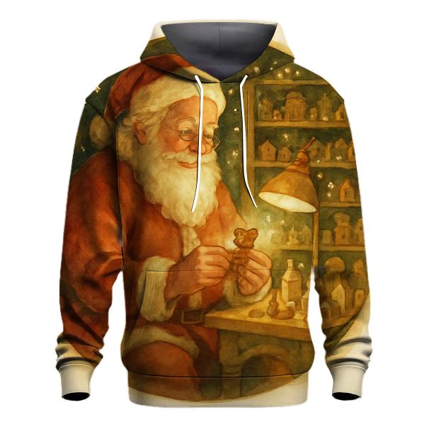 Cozy Hearthwood Santa hoodie trends