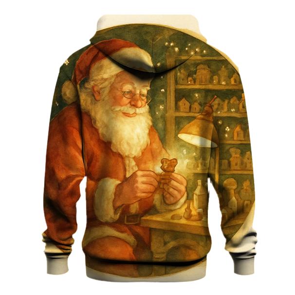 Cozy Hearthwood Santa hoodie trends